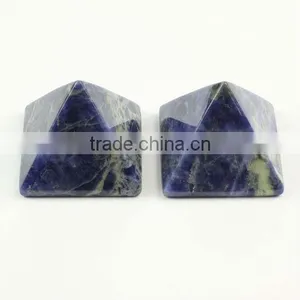 SL72508 Sodalite Gemstone Energy Pyramid thumbnail-1