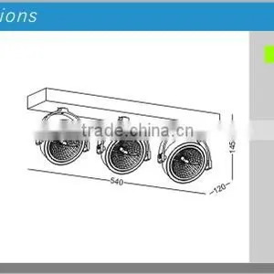 3x35w Super Bright Spot Light for Stage & Stage Lighting thumbnail-2