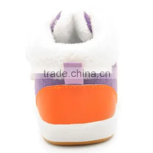 2016 Wholesale Winter Thicken Warm Soft Baby Shoes Toddler Shoes thumbnail-6