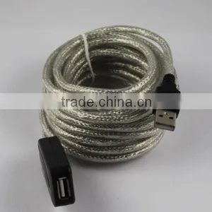 10M USB 2.0 A Male to Female Extension Repeater Cable,HFD-USB60 thumbnail-1