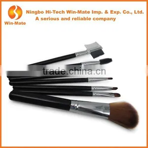 7PCS Goat and Nylon Hair In PU Case Packing for Makeup Brush Set thumbnail-2