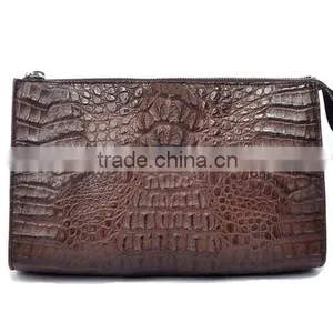 Genuine Crocodile Leather Men's Bag Clutch Bag for Man thumbnail-1