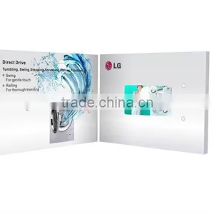 Hot Sale 2.4 Inch Open Hot Sexy Girl Photolcd Business Card Video Brochure for Advertising thumbnail-4