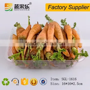 Disposable Plastic Clear Fruit Food Tray thumbnail-4