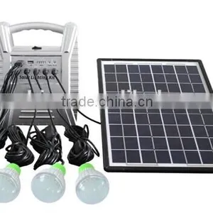 2014 New Design 10w Solar Energy Home System With 2 LED Lamps,phone Charger Hot Sales Portable for Africa Markets thumbnail-1