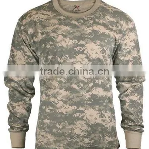 Wholesale China Factory Long Sleeve Woodland Camo T-shirt thumbnail-2