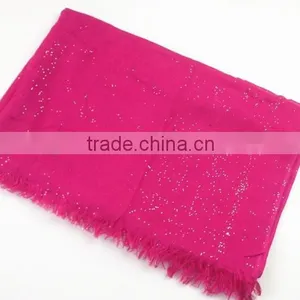 2015 Beautiful Dyeing Viscose Glittering Scarf thumbnail-1