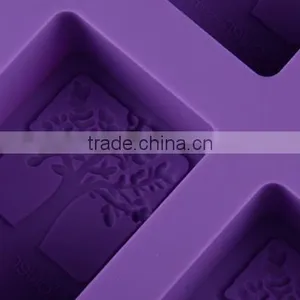 Handmade Silicone Square Soap Mold High Temperature Resistant Silicone Soap Molds thumbnail-5