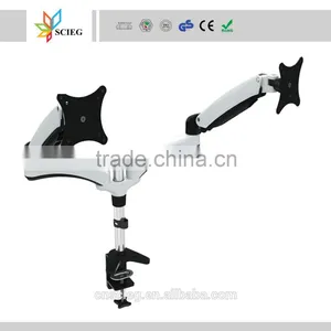 Surface Mount Lcd Monitordual Lcd Monitor Desk Mount StandDual Gas Spring Monitor Arm thumbnail-1