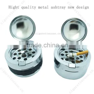 2016 Hot Sale Windproof Metal Ashtray With Special Smoke Removing Device thumbnail-1