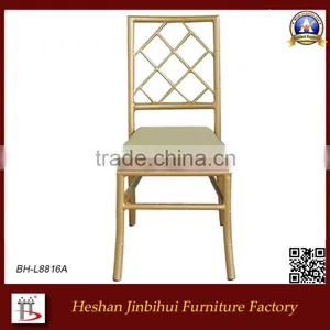 BH-L8816A Elegant Metal Modern Upholstered Dining Chair thumbnail-3
