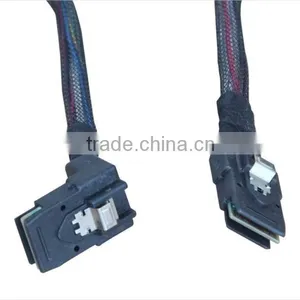 MiniSAS Cable Right Turn 90 Degree SFF-8087 to SFF-8087 36P-36P Data Cable 6Gb/s thumbnail-2