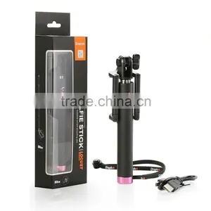 [New Generation] Luxury Extendable Handheld Monopod W/ Built-in Bluetooth Remote Shutter For IPhone/Samsung...Smartphones thumbnail-1