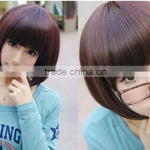 Hot Style Student Short Bob Wig Natural Looking Cheap Wigs thumbnail-5