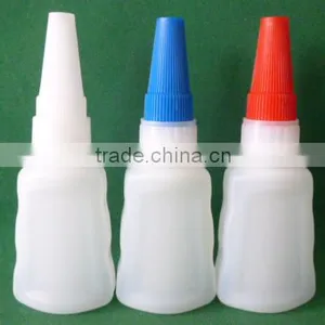 20ml Plastic HDPE Cyanoacrylate Adhesive Instant Super Glue Bottle With Metal Pin Cap thumbnail-1