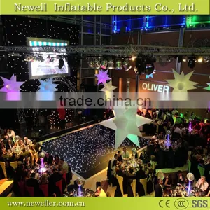 Hot Selling Giant Inflatable Star With Good Quality For Hotel Decoration thumbnail-1