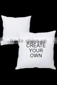 Plain White Cotton Chusion Cover thumbnail-1