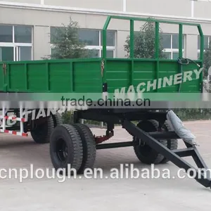 Tractor Hydraulic Dump Trailer 10 Tons Trailer thumbnail-1