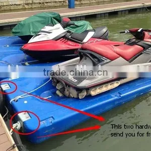 Ocean PE Plastic Modular Marine Jet Ski Floating Dock thumbnail-1