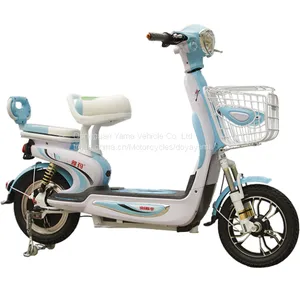 48v Lead Acid Battery Electric Bike Electric Bicycle With Basket for Wholesale thumbnail-3