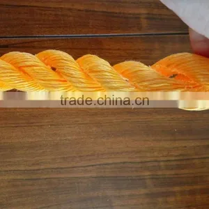 Twist Type PP Monofilament Beige Danline Rope 3 Strand Polypropylene Rope Polypropylene Monofilament Rope thumbnail-2