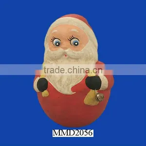 Vintage Retro Santa Claus Poly Figure for Christmas Decoration thumbnail-1
