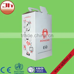 5L Cardboard Safety Box for Hospital Used Sharps/medical Sharp Container thumbnail-1