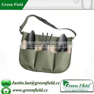 Green Field Garden Waist Apron With Pockets thumbnail-1