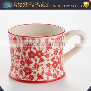 Ceramic Flower Design Decal Wholesale Tea Cups thumbnail-1
