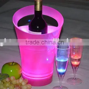 Plastic Cold Drinks Transparent Bar Ice Bucket thumbnail-1