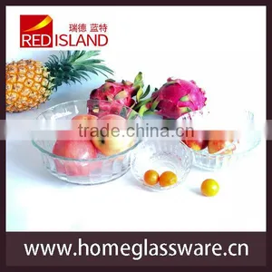 Fruit Tray Glass Bowl Salad Bowl thumbnail-1
