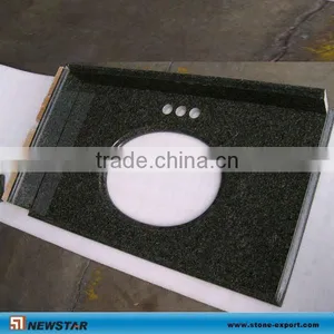Verde Ubatuba Granite Bathroom Vanity Tops thumbnail-1