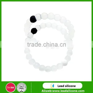 Female Favorite Fshion Jewelry Silicone Spiky Bead Bracelets/Cheap Custom Silicone Bracelets thumbnail-2