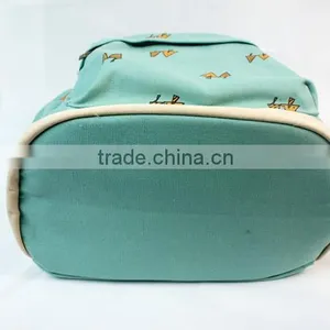 Casual Style Canvas Laptop Backpack/School Bag/Travel Daypack/Handbag thumbnail-6
