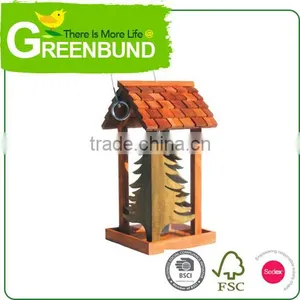 Wooden House For Decorative Chinese Flat Pack Wild Bird Care thumbnail-3