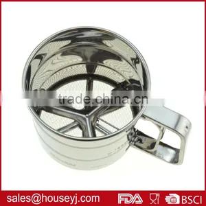 Home Baking Tool Stainless Steel Flour Sifter Powder Sifter Shakers thumbnail-3
