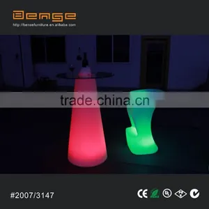 Led Glass Bar Table Party Cocktail Tables Wholesale Led Bar Desk thumbnail-6