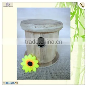 Unfinished Eco Dome Carved Bird Nest House Cages thumbnail-6