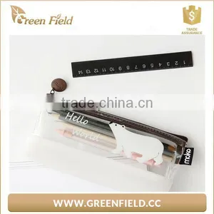 Transparent PVC Pencil Case, Pen Case, Clear Plastic Pencil Case thumbnail-1
