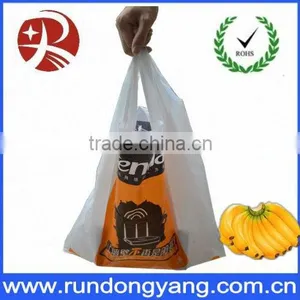 Biodegradable Plastic Vest Fruits Carrier Bags With Logo Printed thumbnail-1