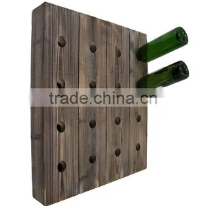 Wall Mounted Wooden Wine Holder/durable Quality Wine Rack/solid Wooden Wine Rack thumbnail-1