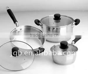 JQB-888 Stainless Steel Stockpot Set With Factory Price thumbnail-1