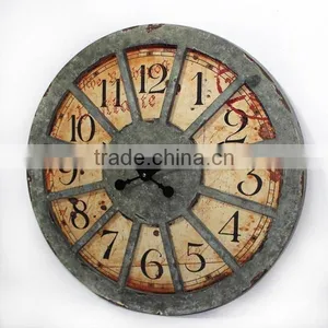 Rustic Metal Wall Clock thumbnail-1
