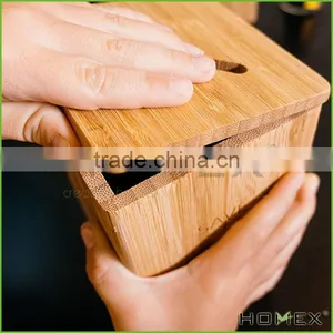 Bamboo Piggy Bank Money Saving Box Homex BSCI/Factory thumbnail-3