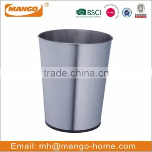 Hot Sale Novelty Open Top Stainless Steel Trash Can thumbnail-3