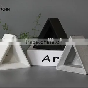 Architectural Decor Triangle Planter Pot Concrete Succulent Holder thumbnail-4
