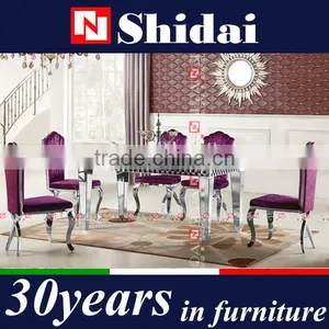 High Gloss Table, High Gloss Dining Table, White High Gloss Dining Table LV-A801A thumbnail-6