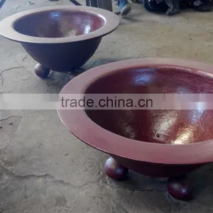 Metal Casting Flowerpots,Outside Casting Iron Flower Pots,Metal Cast Iron Flowerpot thumbnail-3