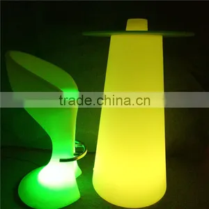 Commercial Fashion Illuminate Growing Lighting Waterproof LED Stool With Table for Night Club/pub/home thumbnail-5