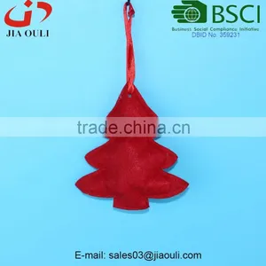 BSCI Audit Factory Cheap Price Christmas Decoration Felt Ornaments Non-woven Hanging Tree thumbnail-2